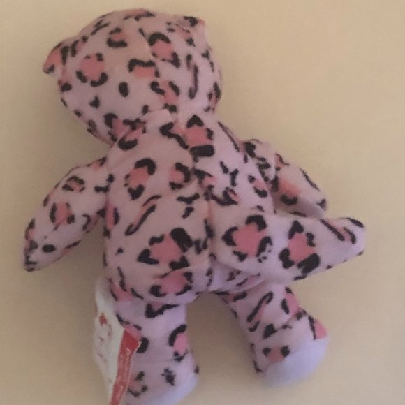 Build a Bear Small Pawfect Pink Panther Leopard Shirt Plush 2009 For McDonald's - Picture 3 of 9